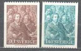 Sweden 1961 Art Painting Gemalde Michel 471-472C MNH (**) - Neufs