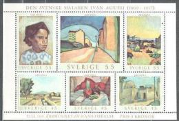 Sweden 1969 Art Painting Gemalde Michel Bl.1 MNH (**) - Blocs-feuillets