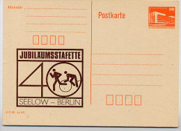 DDR P86II-26-89 C58 Privater Zudruck JUBILÄUMSSTAFETTE Berlin 1989 - Privé Postkaarten - Ongebruikt