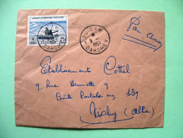 French West Africa - Dahomey - 1957 Cover To France - Agriculture Harvester - Briefe U. Dokumente