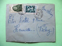 French West Africa - Dahomey - 1958 Cover To France - Woman Of Mauritania - Coffee - Storia Postale