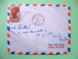 French West Africa - Dahomey - 1958 Cover To France - Woman Of Ivory Coast - Storia Postale