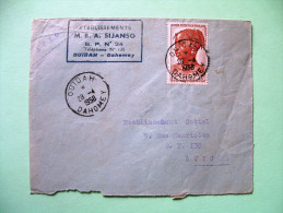 French West Africa - Dahomey - 1958 Cover To France - Woman Of Ivory Coast - Cartas & Documentos