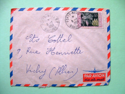 French West Africa - Dahomey - 1959 Cover To France - Bananas - Cartas & Documentos