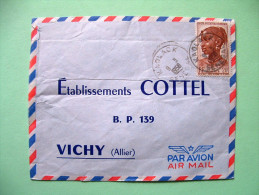 French West Africa - Senegal - 1958 Cover To France - Woman Of Ivory Coast - Lettres & Documents