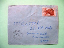 French West Africa - Senegal - 1958 Cover To France - Woman Of Ivory Coast - Cartas & Documentos