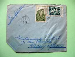 French West Africa - Niger - 1958 Cover To France - Woman Of Mauritania - Coffee - Storia Postale