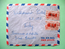 French West Africa - Niger - 1958 Cover To France - Djenne Mosque - VICHY Cancel Or Overprint - Briefe U. Dokumente