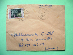 French West Africa - French Guinea - 1958 Cover To France - Bananas - Brieven En Documenten