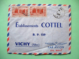 French West Africa - Ivory Coast - 1958 Cover To France - Djenne Mosque - Brieven En Documenten