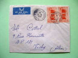 French West Africa - Ivory Coast - 1958 Cover To France - Djenne Mosque - Lettres & Documents