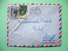 French West Africa - Ivory Coast - 1958 Cover To France - Woman Of Mauritania - Agriculture Harvester - Lettres & Documents