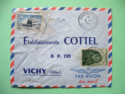 French West Africa - Ivory Coast - 1958 Cover To France - Woman Of Mauritania - Agriculture Harvester - Lettres & Documents