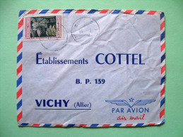 French West Africa - Ivory Coast - 1958 Cover To France - Bananas - Storia Postale