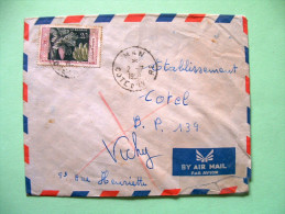 French West Africa - Ivory Coast - 1958 Cover To France - Bananas - Storia Postale