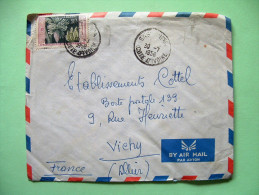French West Africa - Ivory Coast - 1958 Cover To France - Bananas - Brieven En Documenten