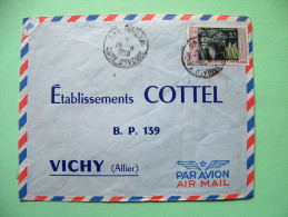 French West Africa - Ivory Coast - 1958 Cover To France - Bananas - Covers & Documents