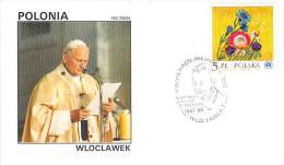 RELIGION CATHOLIQUE VOYAGE  PAPE  JEAN PAUL II   Pope John Paul II Papst Johannes Paul II  PAPA Jonas Paulius II - FDC