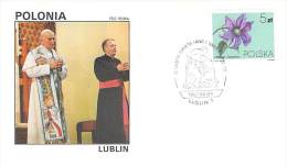 RELIGION CATHOLIQUE VOYAGE  PAPE  JEAN PAUL II   Pope John Paul II Papst Johannes Paul II  PAPA Jonas Paulius II - FDC