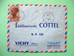 French West Africa - Senegal - 1958 Cover To France - Woman Of Ivory Coast - Brieven En Documenten