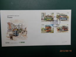 34/222   FDC    EIRE - Strassenbahnen