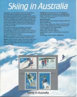 1984 Skiing In Australia Set Of  4 Presentation Pack As Issued 1984 Great Value Sealed MUH Unused - Presentation Packs