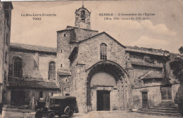 43 - BLESLE / L'ENSEMBLE DE L'EGLISE - AUTOMOBILE - Blesle