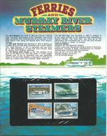 1979 Ferries & Murray River Steamers Set 4  In Presentation Pack As Issued 1979 Great Value Sealed MUH Unused - Presentation Packs