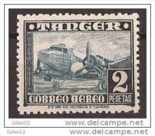 TA170SASF-L4352PC-TTEURESPCOLSC. Marruecos Maroc Marocco TANGER ESPAÑOL AVIONES 1948 (Ed 170**).sin Charnela MAGNIFICO - Sonstige & Ohne Zuordnung