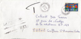 Lettre Taxée Timbre Meilleurs Voeux (oblitération Du 07/01/2005) - 1960-.... Cartas & Documentos