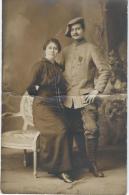 Photographie -Carte Postale/Chasseur Alpin /  Avec Croix De Guerre/Vierzon /1916    PH90 - Guerra, Militari