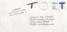 Lettre T Taxée (oblitération Du 07/04/2008) - 1960-.... Storia Postale