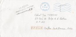 Lettre Taxée Non Timbrée (oblitération Du 09/08/2008) - 1960-.... Lettres & Documents