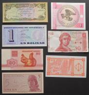 LOT 7 BANKNOTES   -    (Nº03003) - Mezclas - Billetes