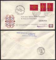 PAYS BAS - KLM / 1960 PREMIER VOL AMSTERDAM - CASABLANCA (ref 4931) - Poste Aérienne