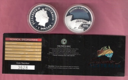 AUSTRALIA $ 1 ZILVER PROOF 2007 DISCOVER AUSTRALIA SYDNEY SCARCE - Sonstige – Ozeanien