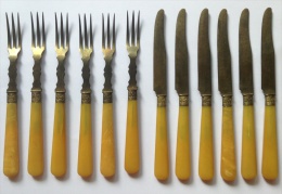Fourchettes (6) Et Couteaux (6) - Lepels