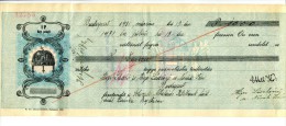 Hongrie Hungary Ungarn  "" CHEQUE BANQUE "" PENGO "" 1931 STAMP - Hungary