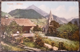 SUISSE.ORMONTS.DESSOUS.            CIRCULE 1916.CACHET POSTE CHERVES (16). - Ormont-Dessous