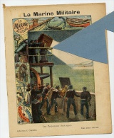 MARINE MILITAIRE Les PROJECTEURS ELECTRIQUES NAVIRE CUIRASSE Couverture Protège Cahier  / Coll. C. CHARIER SAUMUR - Book Covers