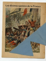 MARINE Le " VENGEUR " BREST La Grande Famine 1794 Protège Cahier Gloires NAVALES FRANCAISES   / Coll. C. CHARIER SAUMUR - Book Covers