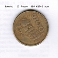 MEXICO   100  PESOS  1985  (KM # 493) - México