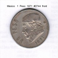 MEXICO   1  PESO  1971  (KM # 460) - Mexique