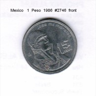 MEXICO   1  PESO  1986  (KM # 496) - México