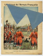 MILITAIRE Les HEROS De L´ ARMEE FRANCAISE Couverture Protège Cahier 1745 FRANCE ANGLAIS à FONTENOY / Coll. CHARIER - Book Covers