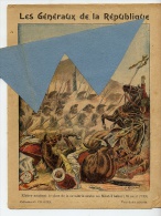 MILITAIRE Les GENERAUX De La REPUBLIQUE Protège Cahier 1799 KLEBER Cavalerie Arabe MONT- THABOR   / Coll. CHARIER - Copertine Di Libri