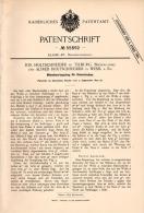 Original Patentschrift - A. Holtschneider In Wesel A. Rh. Und Tilburg , 1890, Kupplung Für Riemenscheibe , Maschinenbau - Tilburg