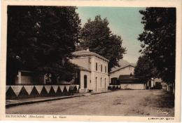 RETOURNAC LA GARE ,BEAU PLAN COULEUR  REF 34667 - Retournac