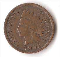 USA  1 CENT 1901 - 1859-1909: Indian Head