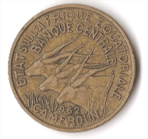 CAMEROUN  25  FRANCS  1962 - Kameroen